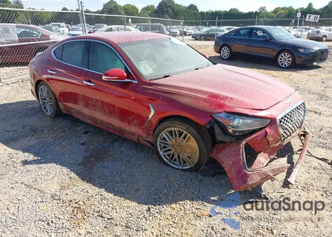 2021 Genesis G70 2.0T Rwd из США, поврежденный, VIN KMTG64LAXMU076561